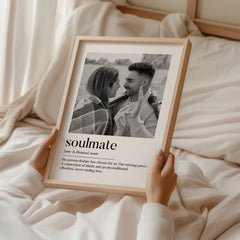 Personalised Photo Print | Personalised Soul Mate Print | Personalised Valentines Gift | Boyfriend Gift, Girlfriend Gift, Anniversary Gift